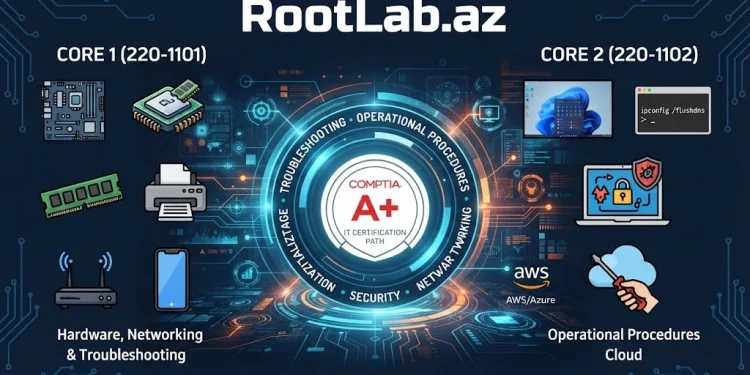 CompTIA A+ 100 test sualı və cavabları